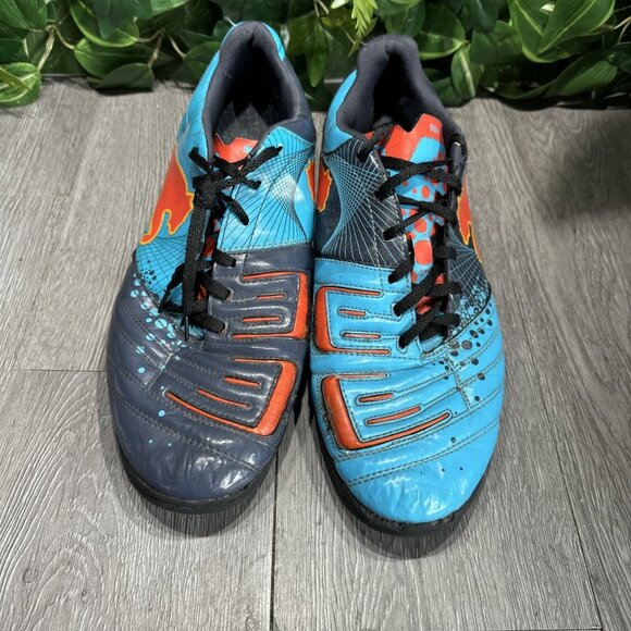 MENS PUMA POWERCAT 4.12 SALA BLUE INDOOR SOCCER SHOES SIZE 11 main image 6